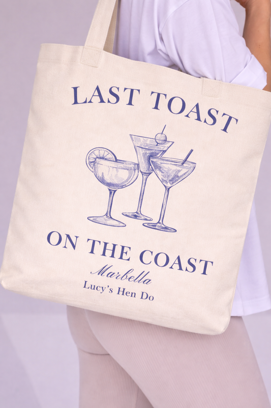 Last Toast On The Coast Tote Bag