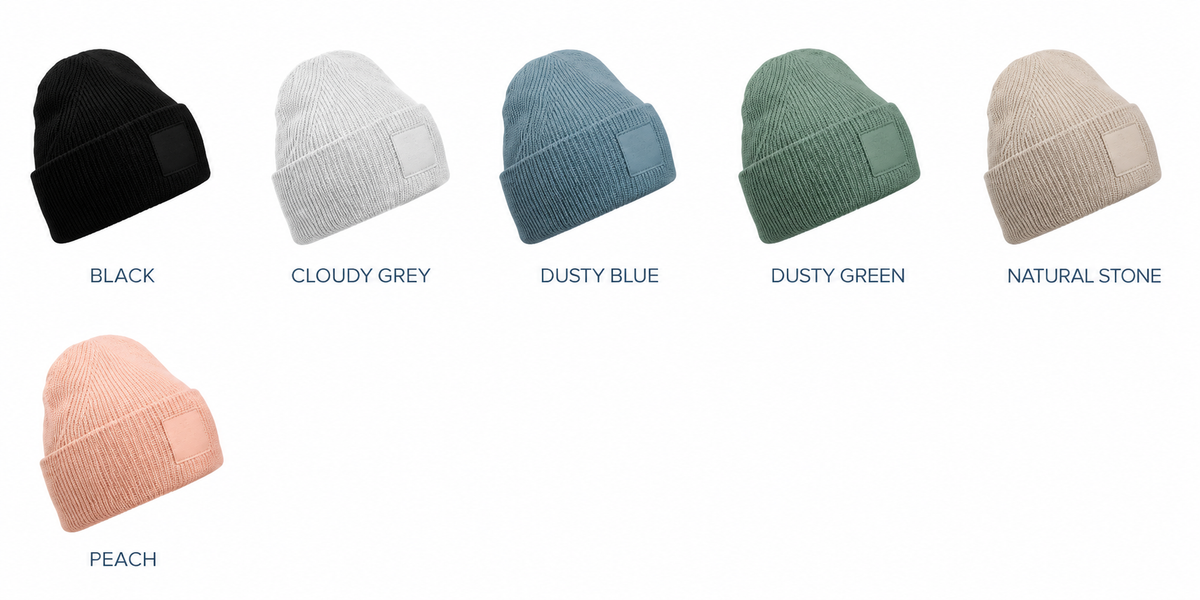 Personalised Patch Beanie with your logo