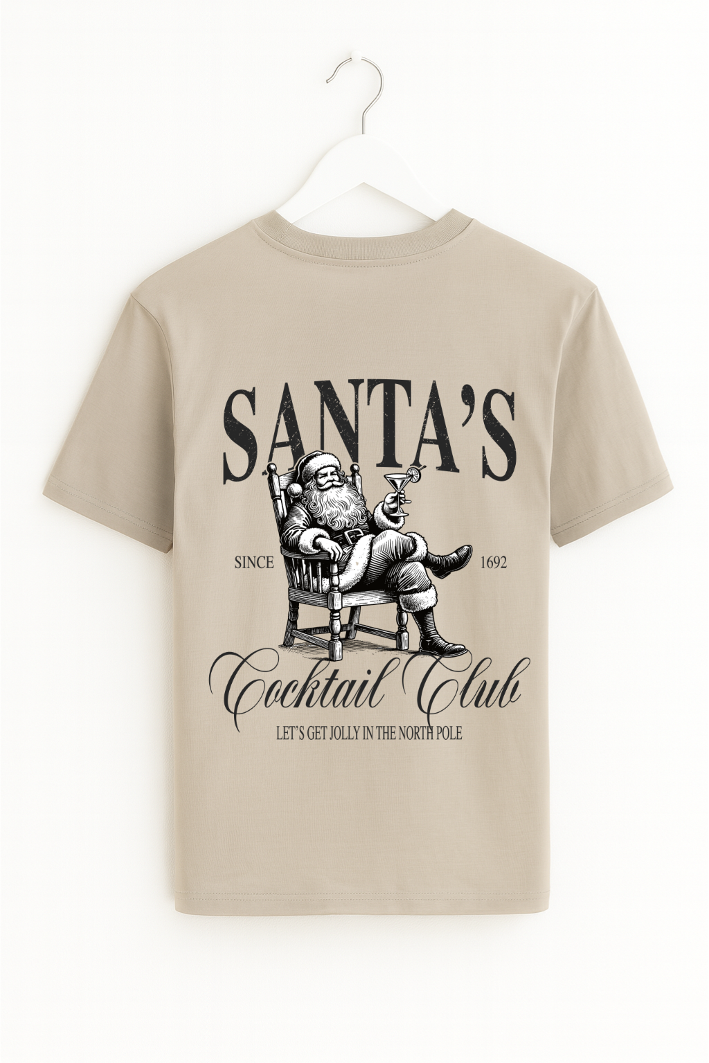 Santa's Cocktail Club Tee