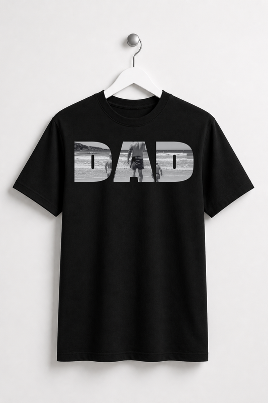 Personalised Single Photo T-shirt - Father's Day Gift