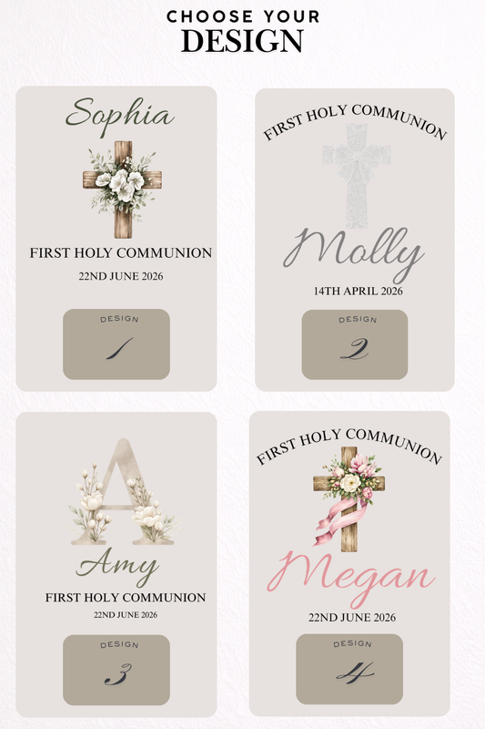 Personalised Holy Communion Slippers