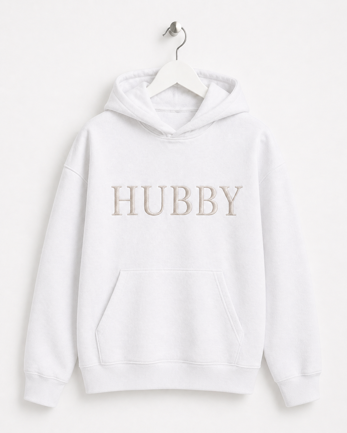 Hubby Embroidered Hoodie