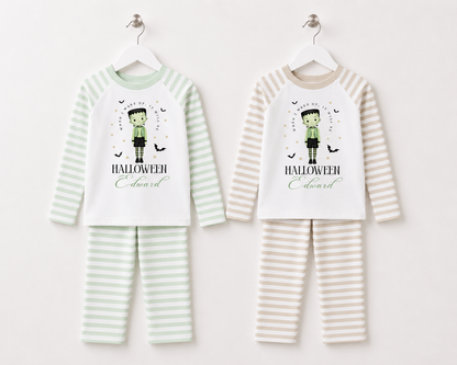 When i wake up, It will be Halloween Frankenstein Personalised Pajamas