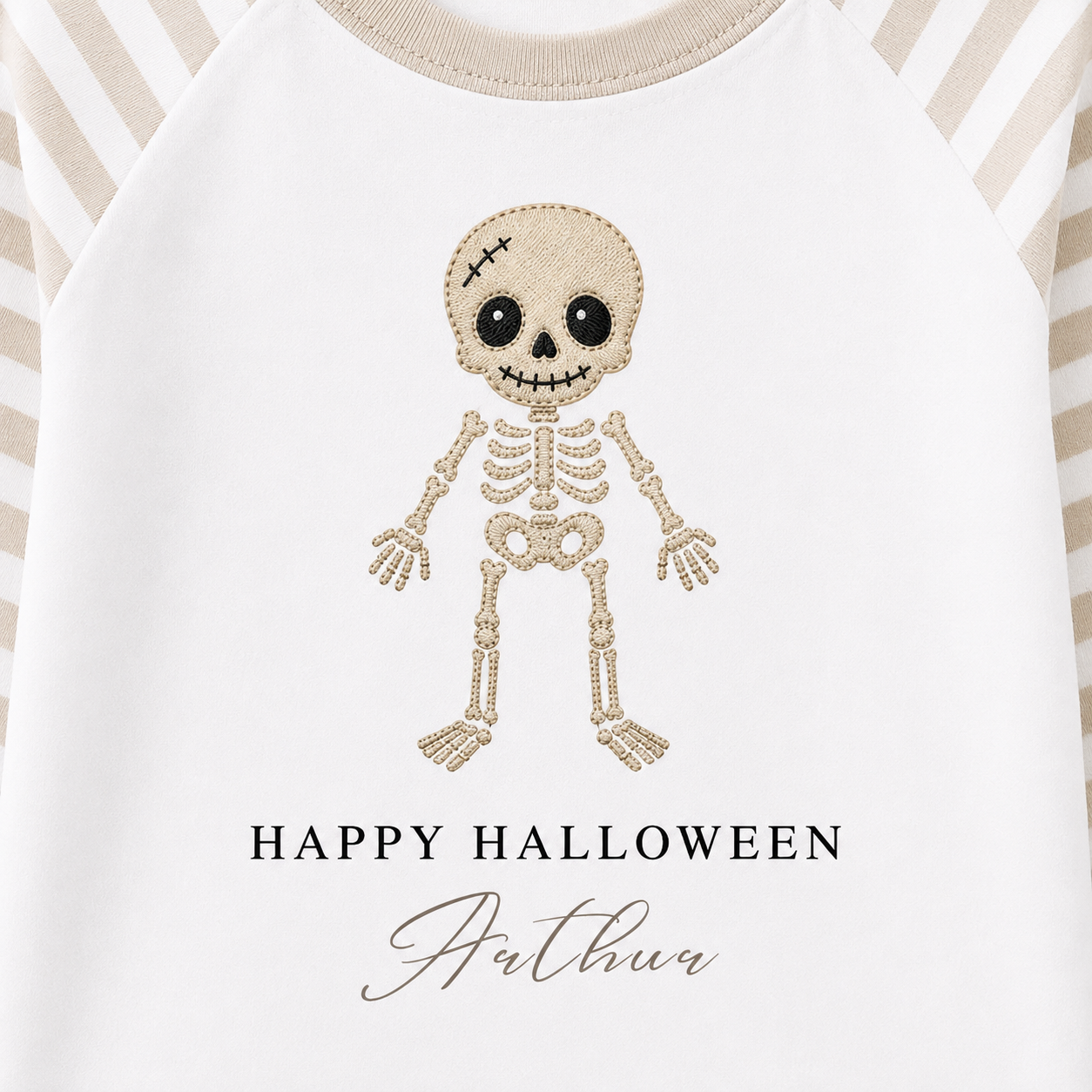 Halloween Skelton Personalised Pajamas
