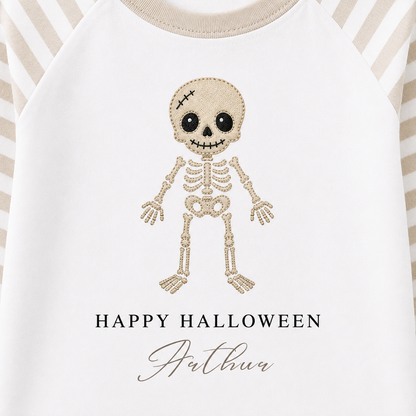 Halloween Skelton Personalised Pajamas