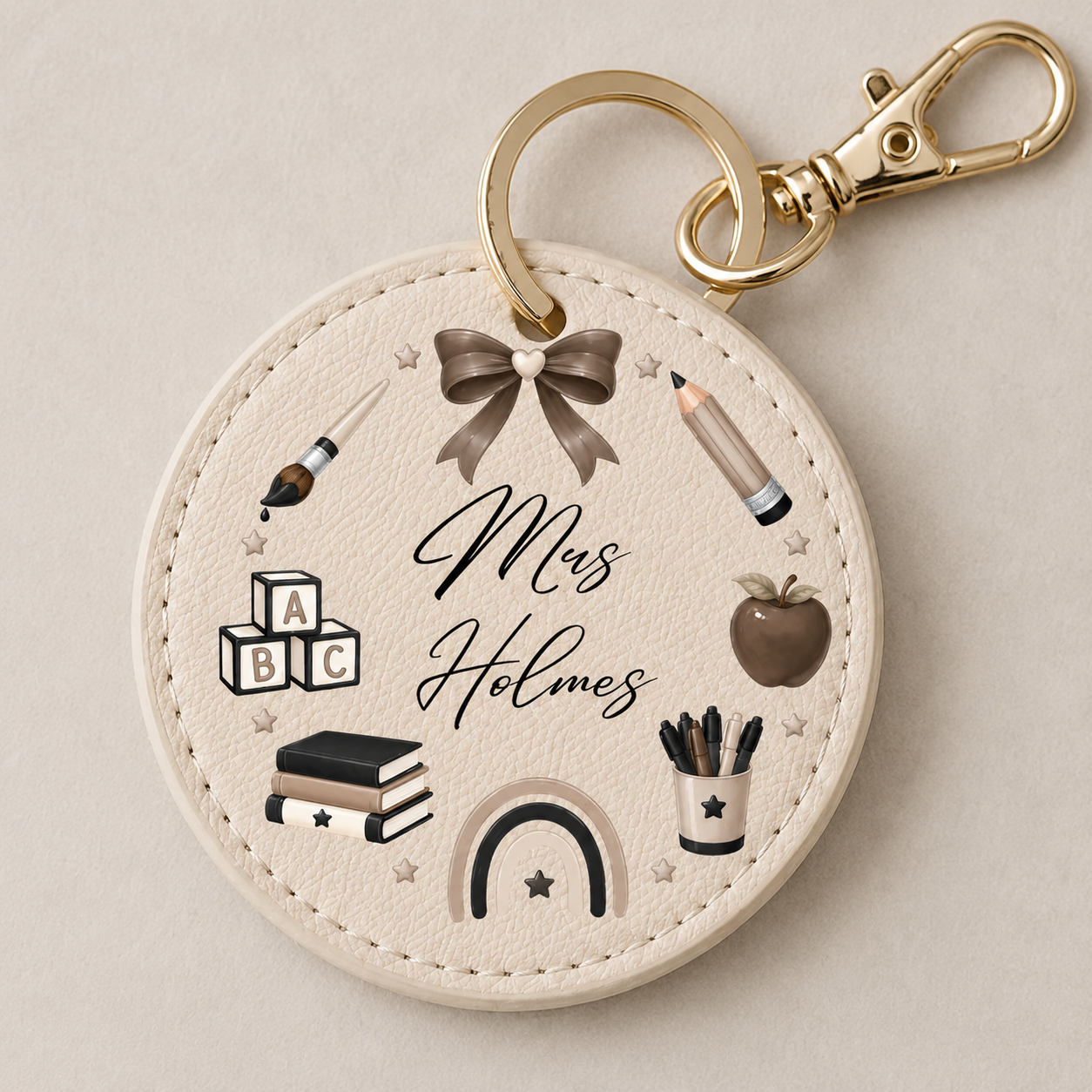 Personalised Teacher Keyring
