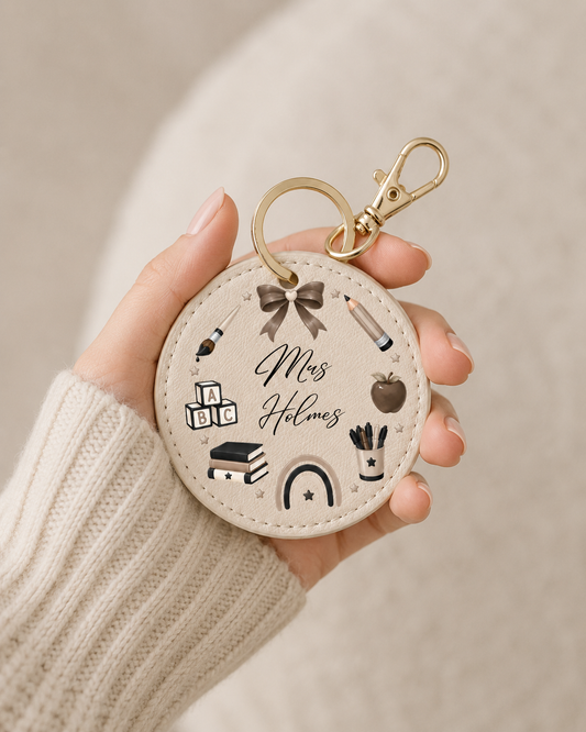 Personalised Teacher Keyring