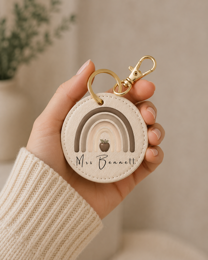 Personalised Teacher Keyring