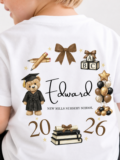 Personalised Nursery Graduation T shirt