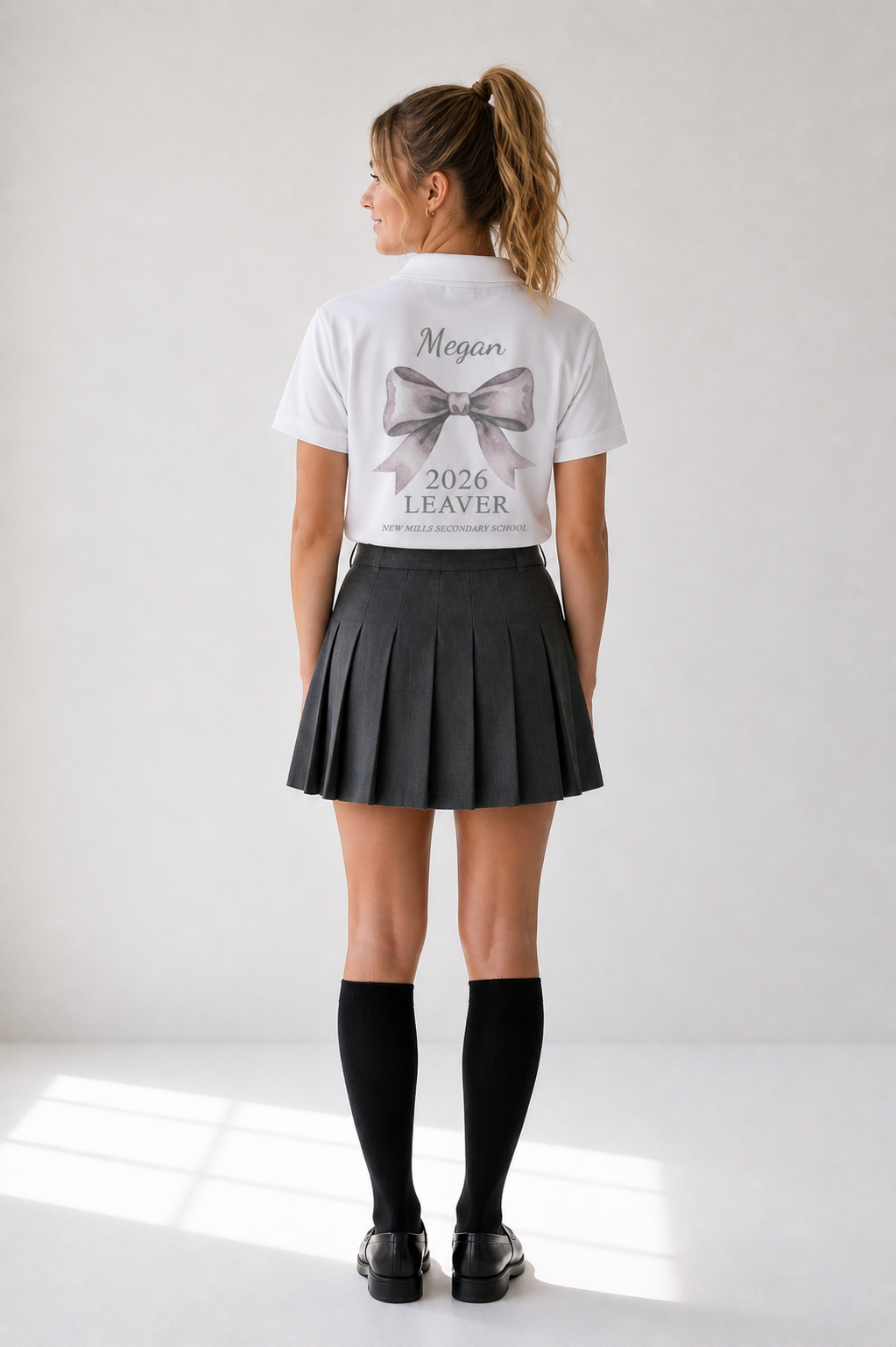 Personalised School Leaver / Graduation Polo Shirt