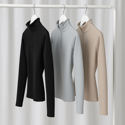 Halloween Zip Neck Fleece