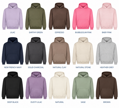 Personalised Oversized Heavyweight Hoodie with your logo