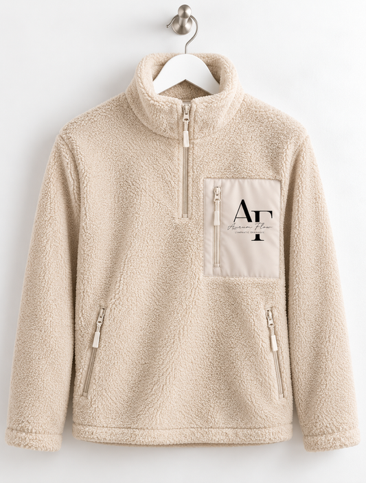 Personalised Borg 1/4 Zip Fleece Gilet with your logo