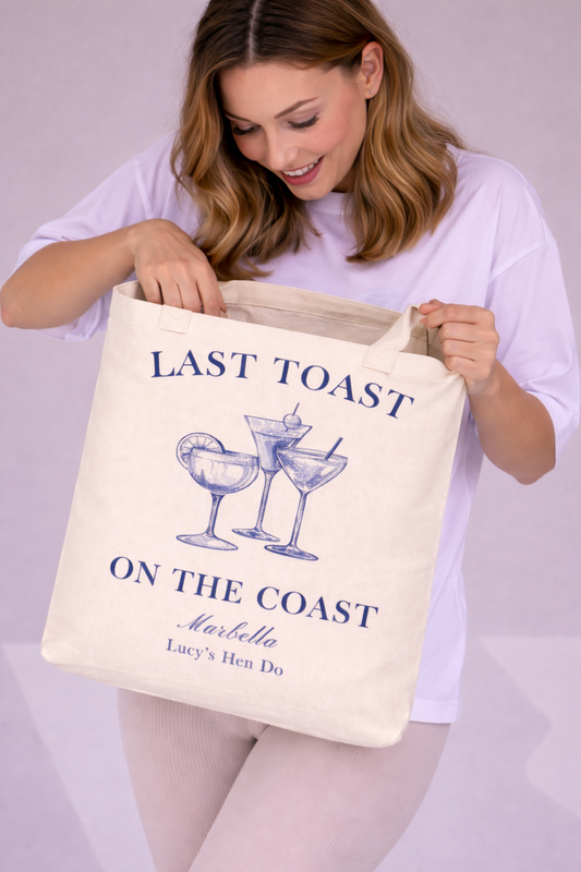 Last Toast On The Coast Tote Bag