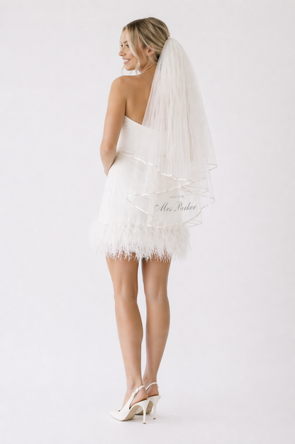 Personalised Hen Do Veil - Printed