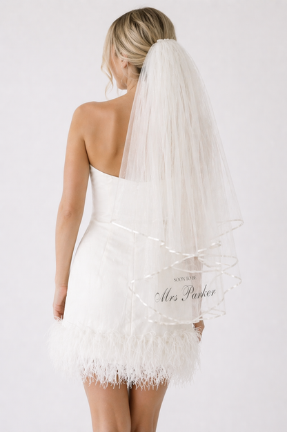 Personalised Hen Do Veil - Printed