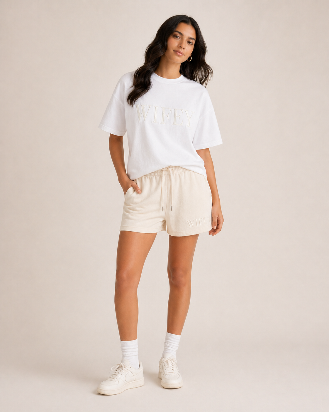 Wifey Embroidered T shirt