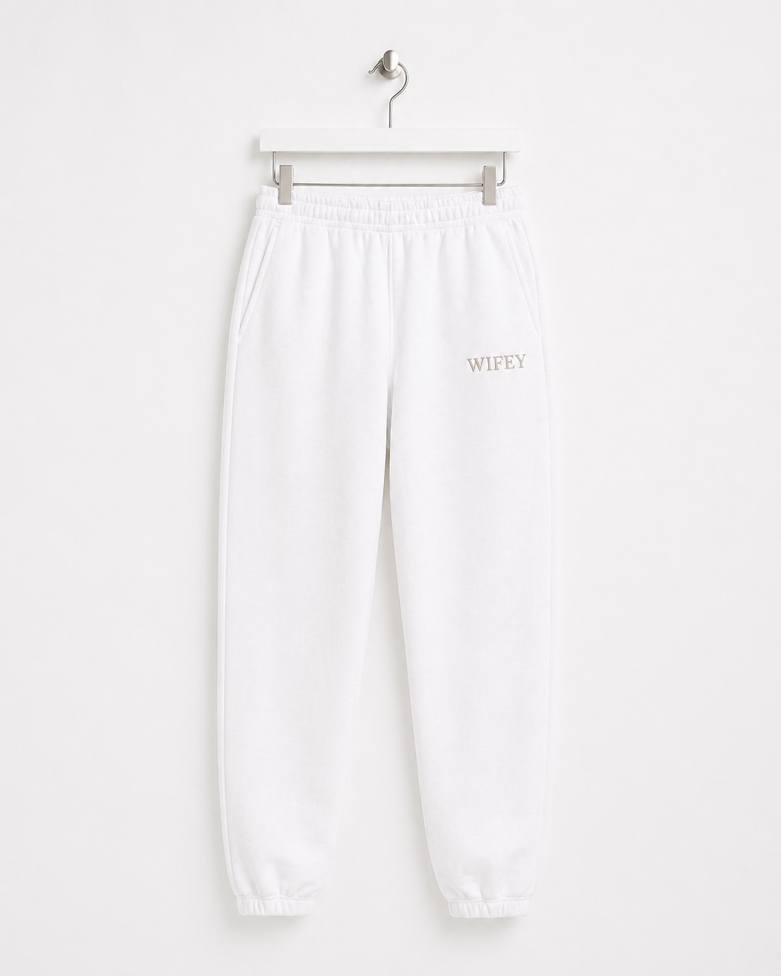 Wifey Embroidered Joggers