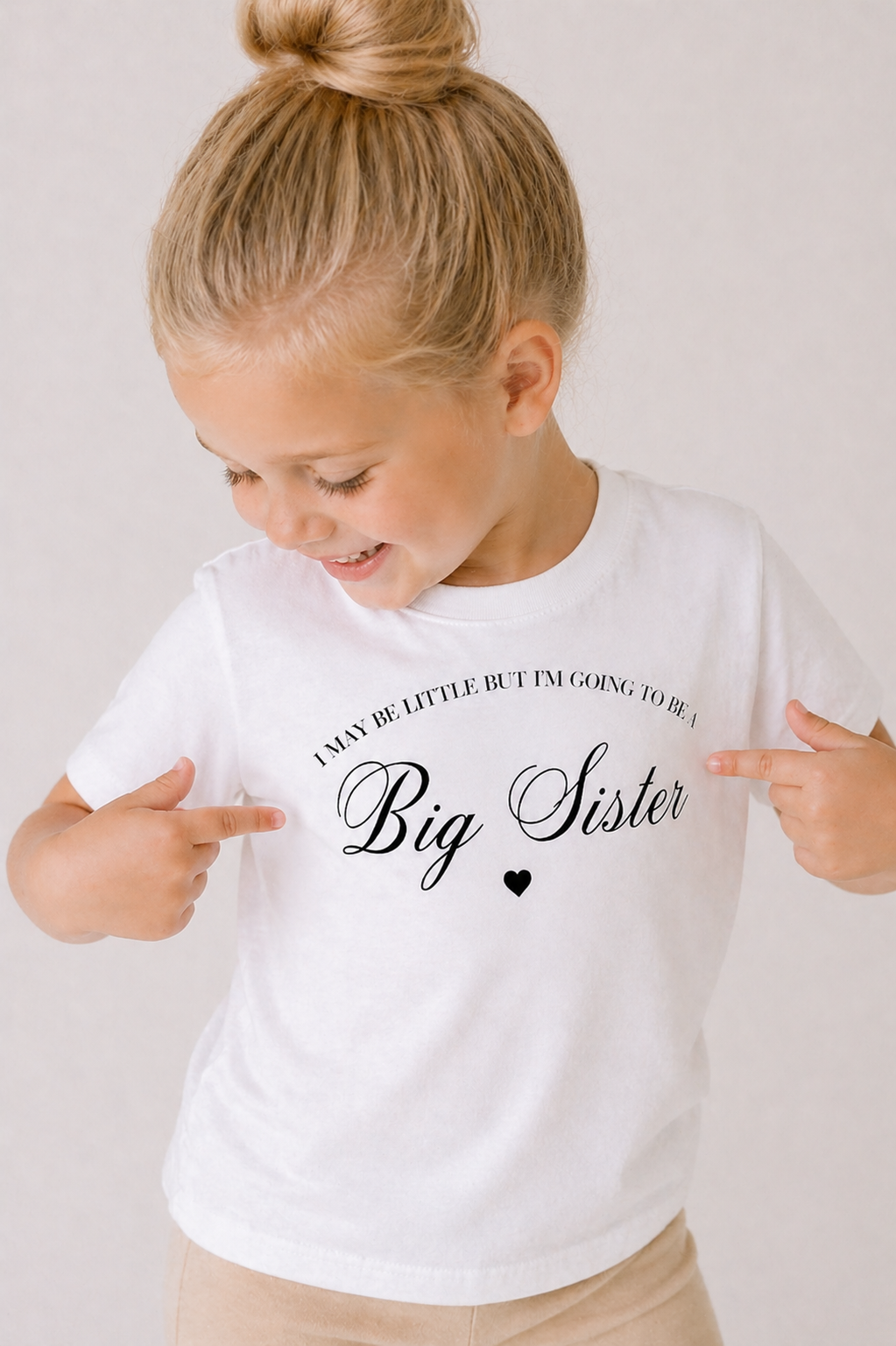 I may only be little, but i'm going to be a Big Sister T Shirt