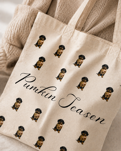 Autumn Halloween Multi Print Tote Bag, Various Breeds