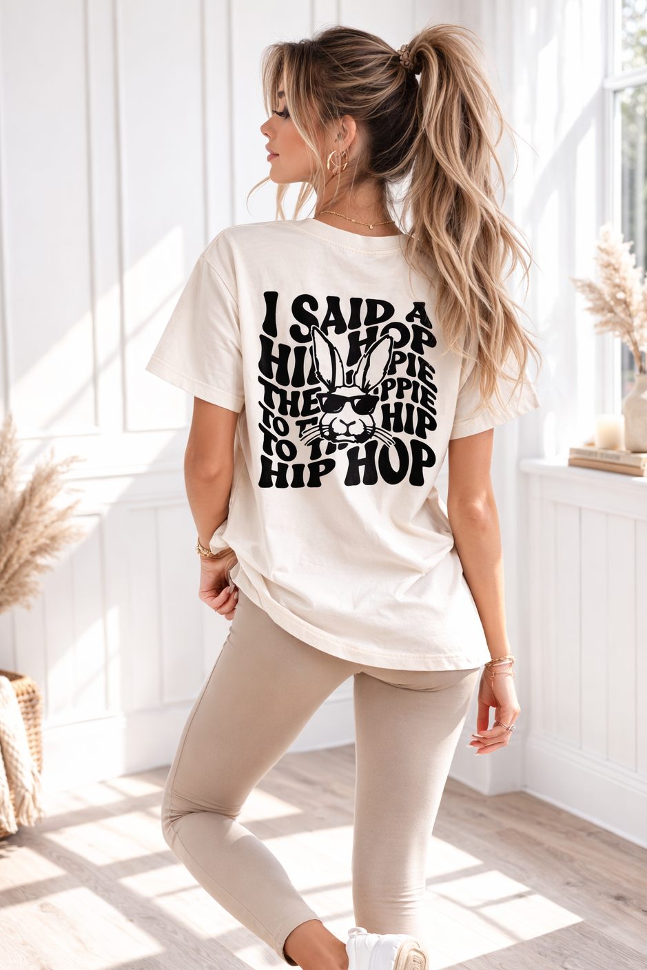 Hip Hop Easter Bunny T Shirt