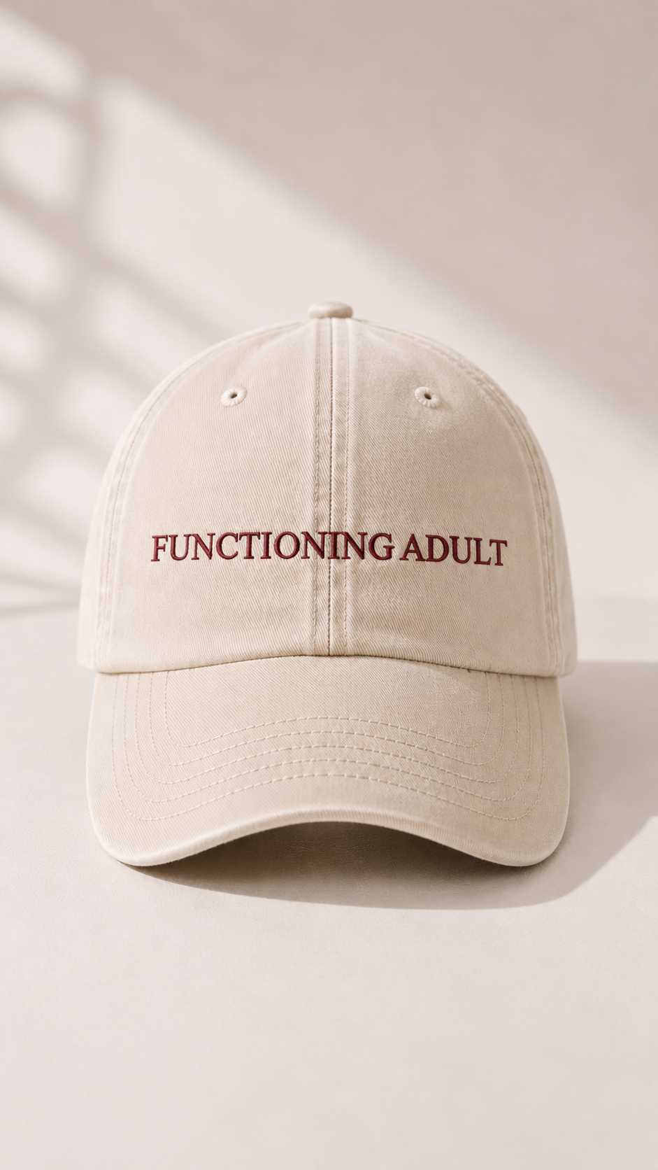 FUNCTIONING ADULT CAP