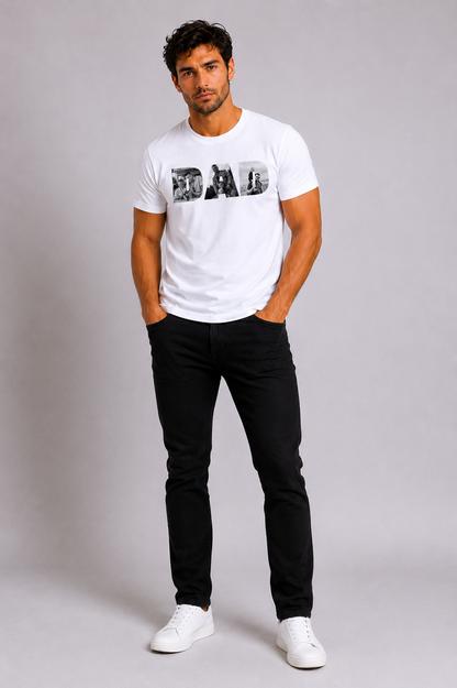 Personalised Multi Photo T-shirt - Father's Day Gift
