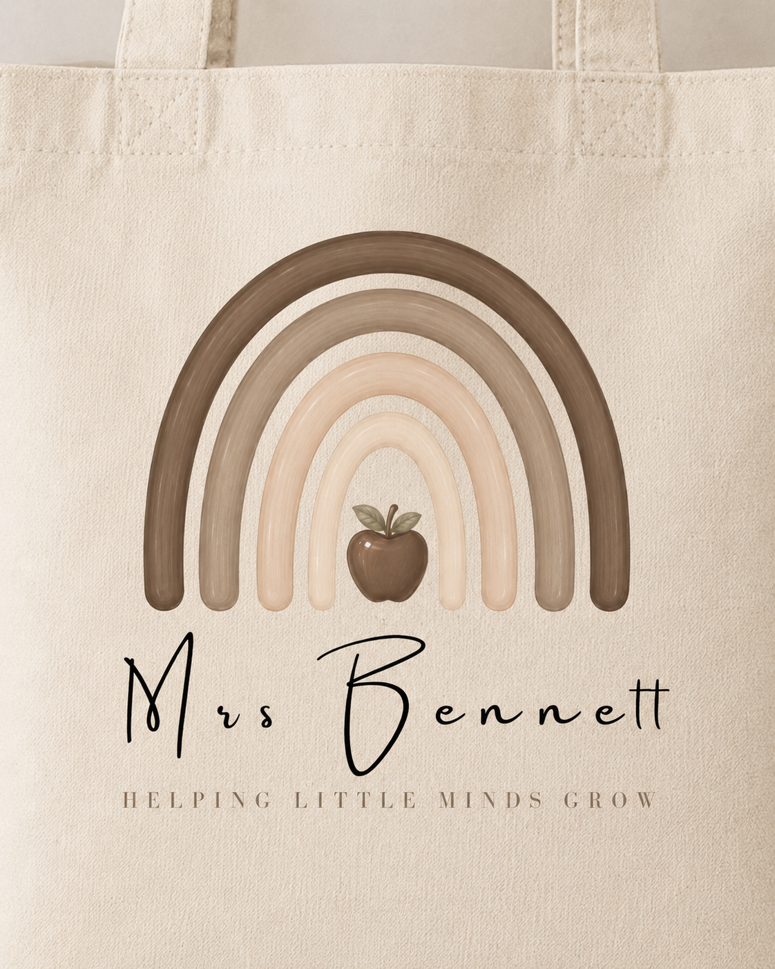 Personalised Teacher Tote Bag