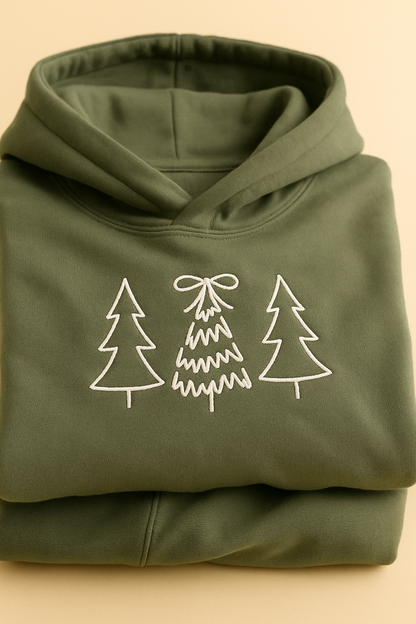 Christmas Tree Trio Sweatshirt / Hoodie