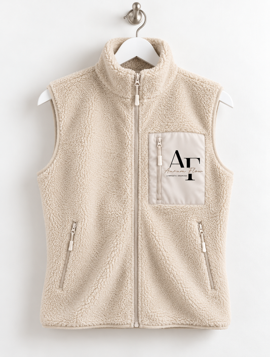 Personalised Borg Fleece Gilet with your logo
