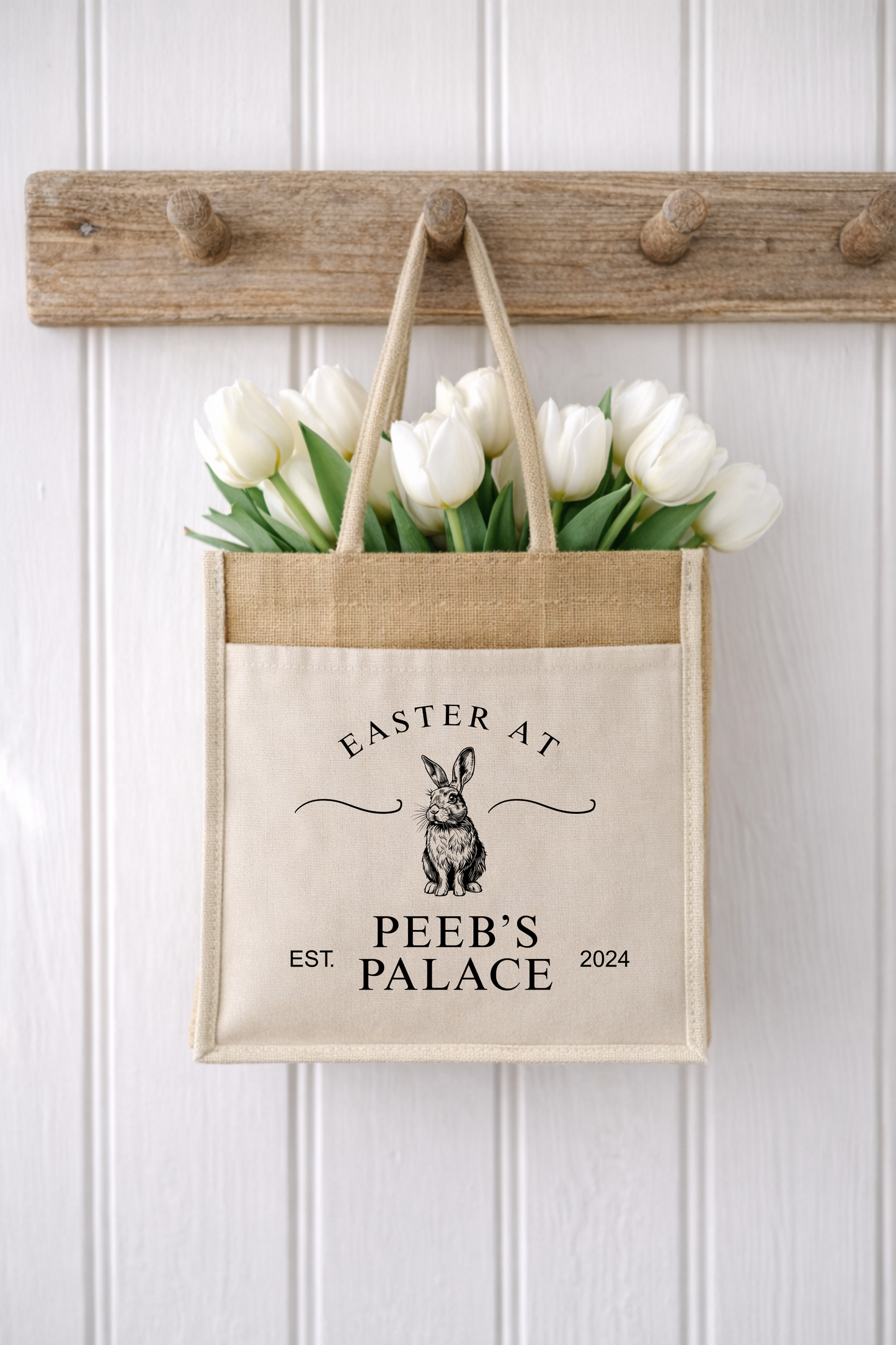 Personalised Easter Bunny Shopping Bag