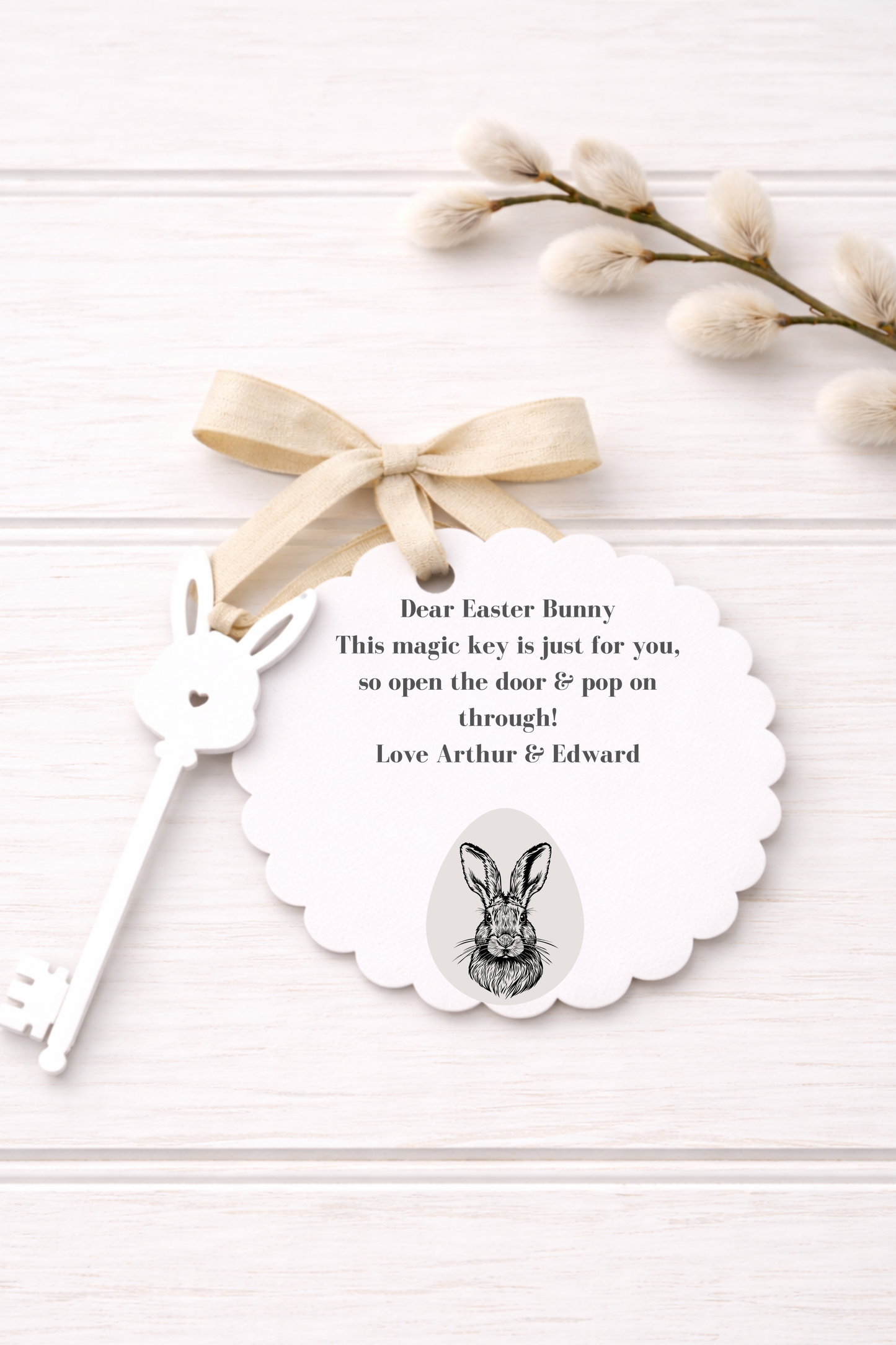Personalised Easter Bunny Magic Key