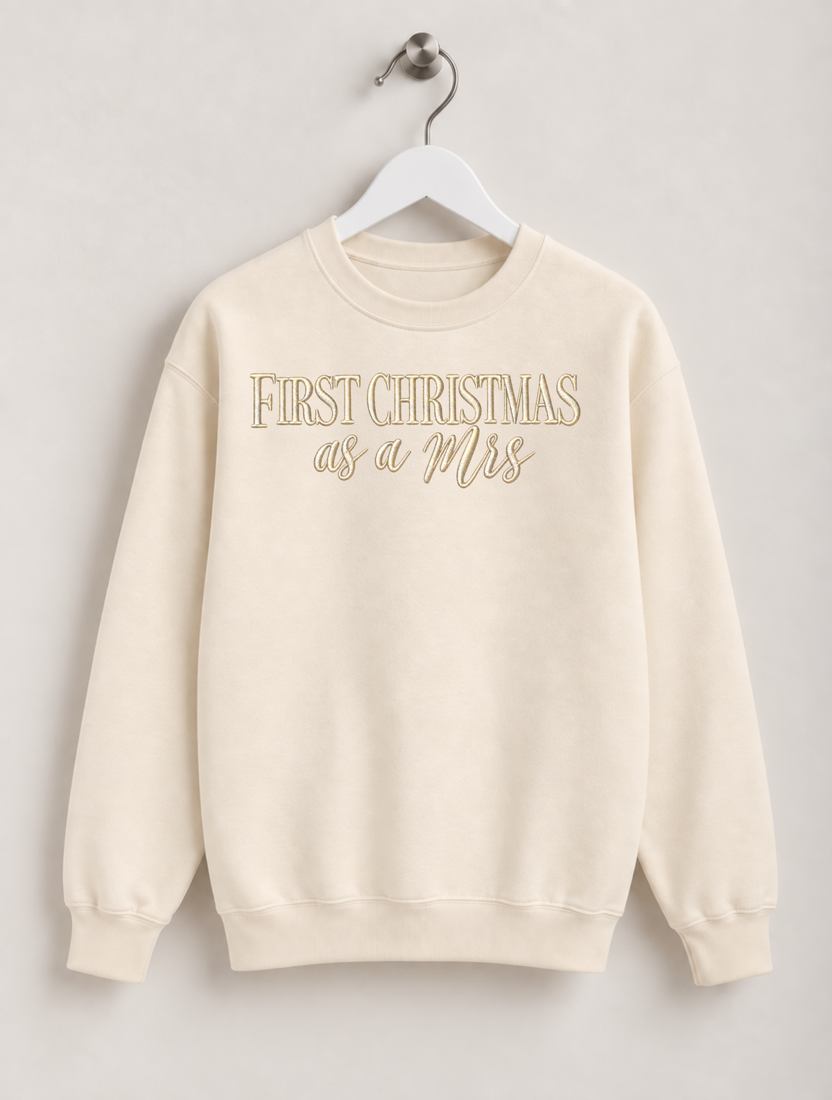 First Christmas as a Mrs Sweatshirt
