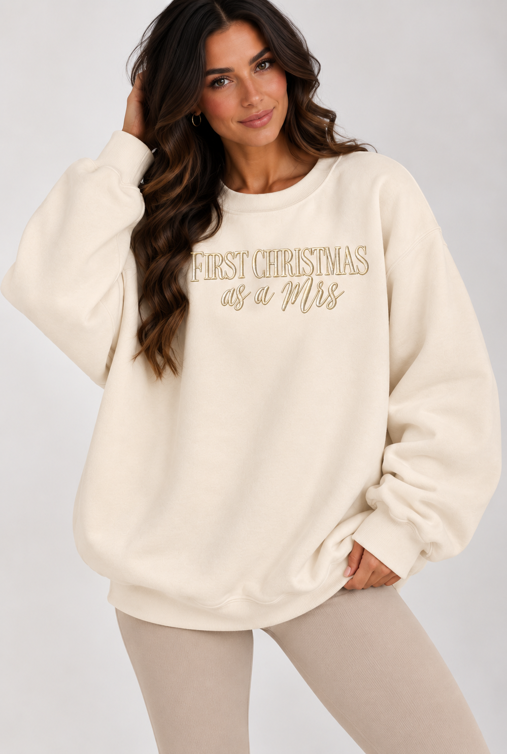 First Christmas as a Mrs Sweatshirt