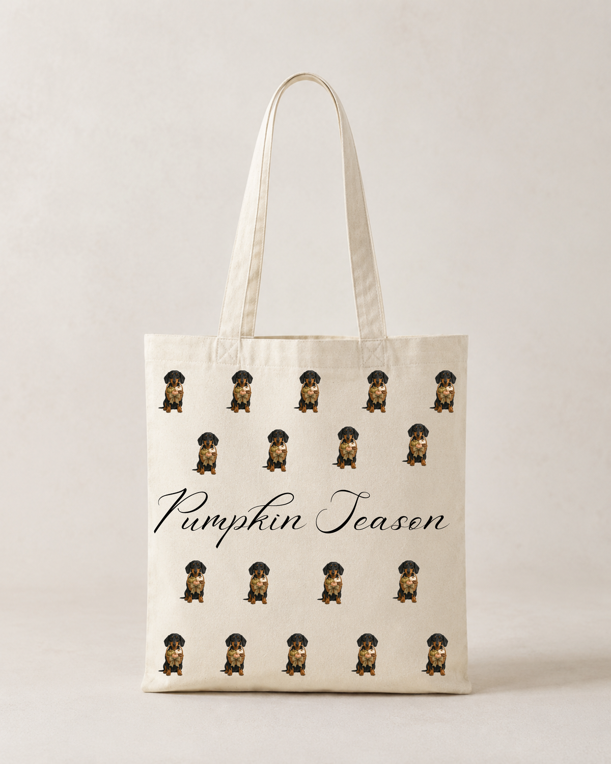 Autumn Halloween Multi Print Tote Bag, Various Breeds