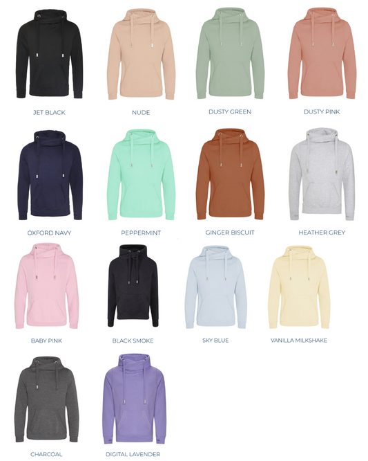 Spooky Season Cross Neck Hoodie