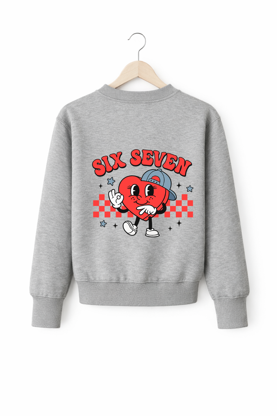 Heart 67 Cap Sweatshirt