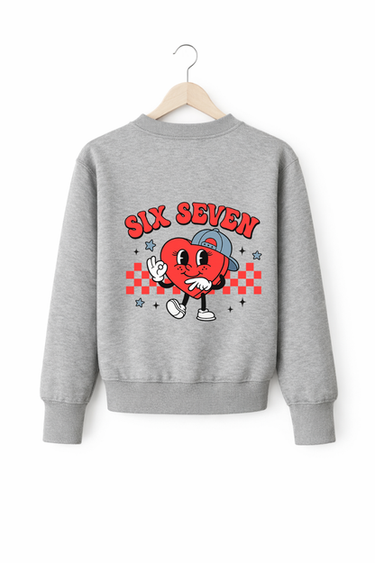 Heart 67 Cap Sweatshirt