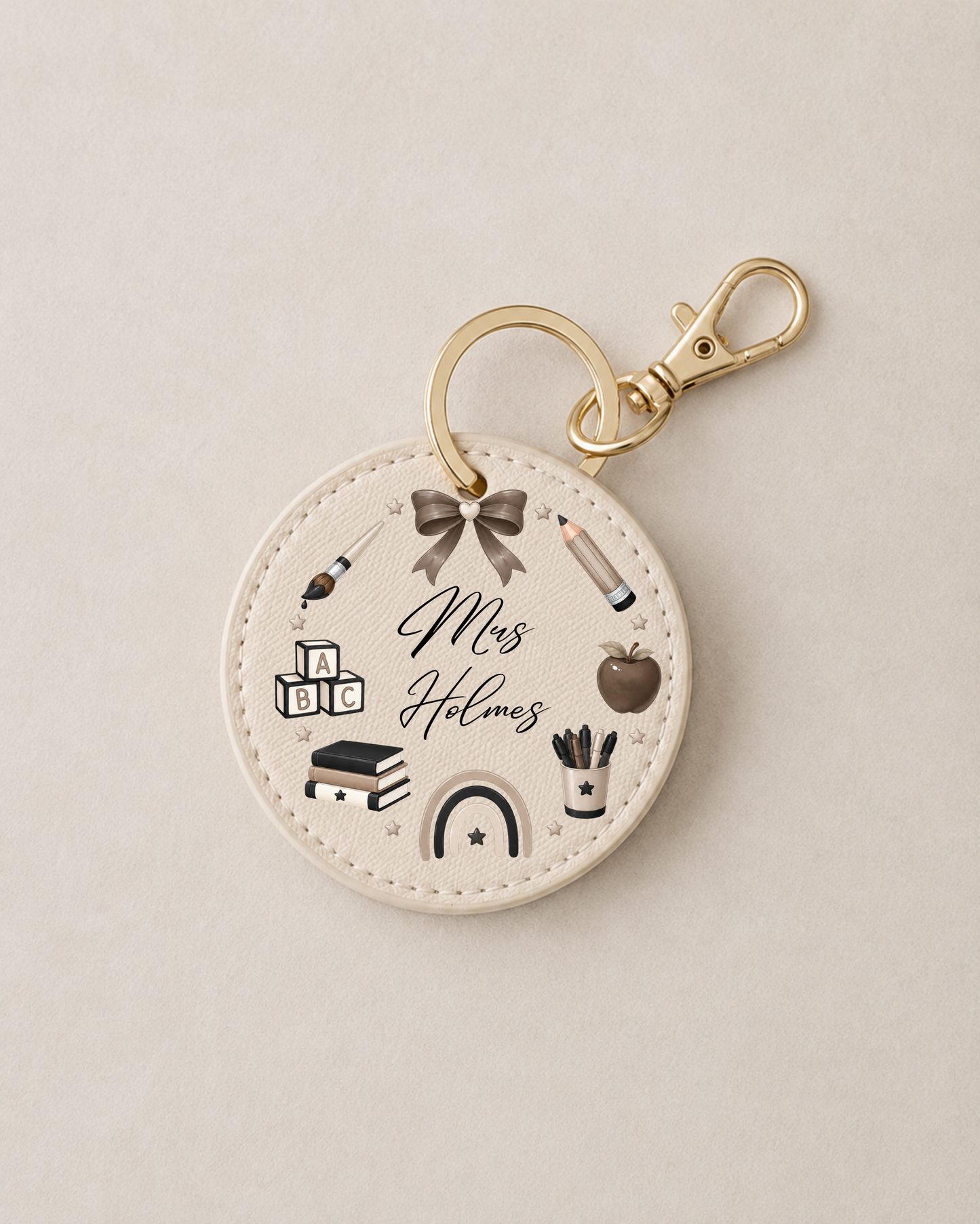 Personalised Teacher Keyring