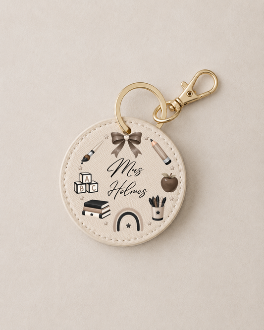Personalised Teacher Keyring
