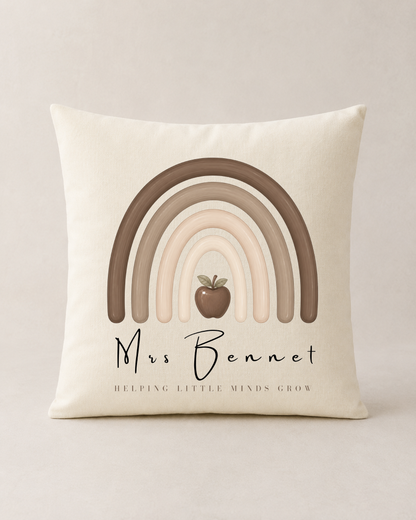 Personalised Teacher Cushion - Ideal Teacher Appreciation Gift
