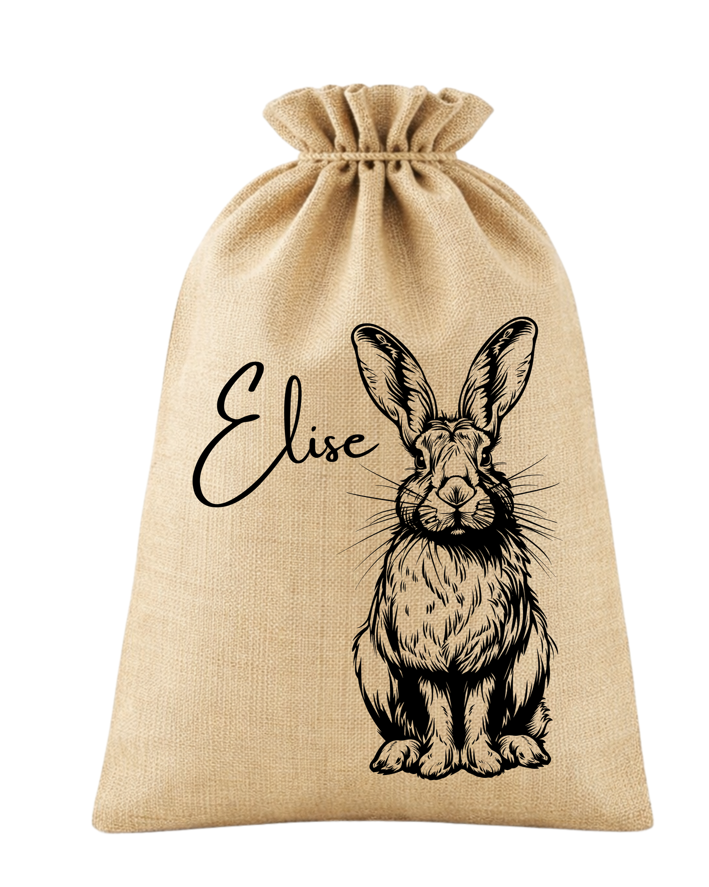 Personalised Easter Bunny Draw String Bag