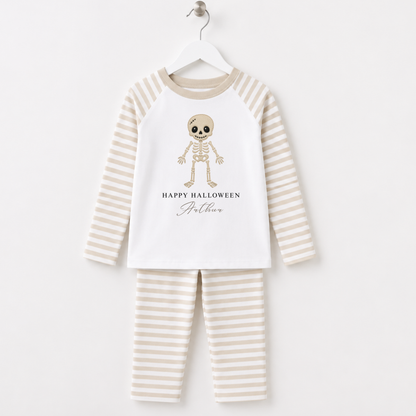 Halloween Skelton Personalised Pajamas