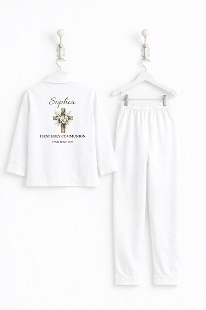 Personalised Holy Communion Traditional Pjs