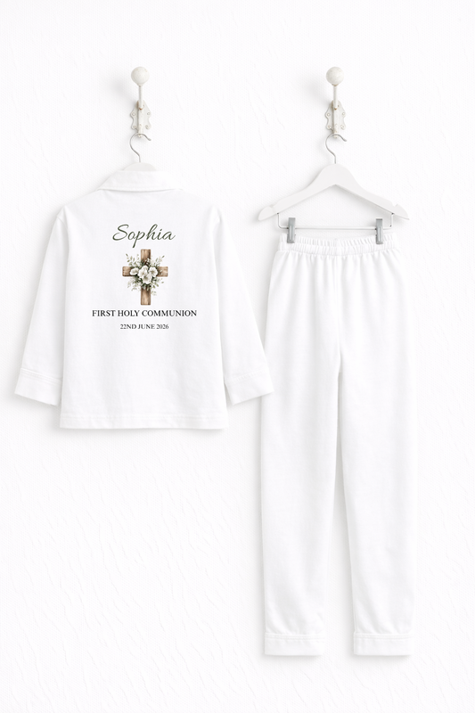Personalised Holy Communion Traditional Pjs