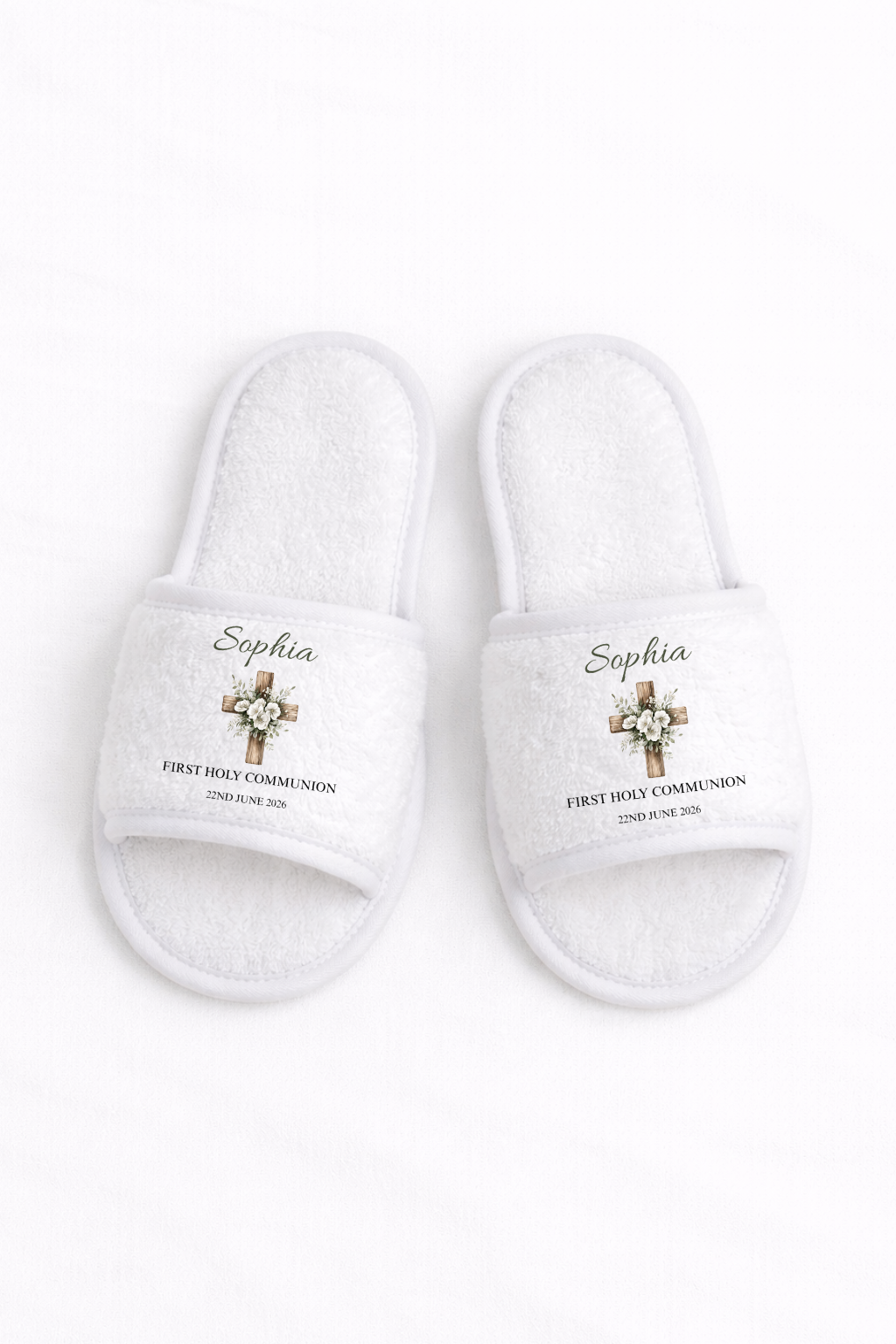 Personalised Holy Communion Slippers