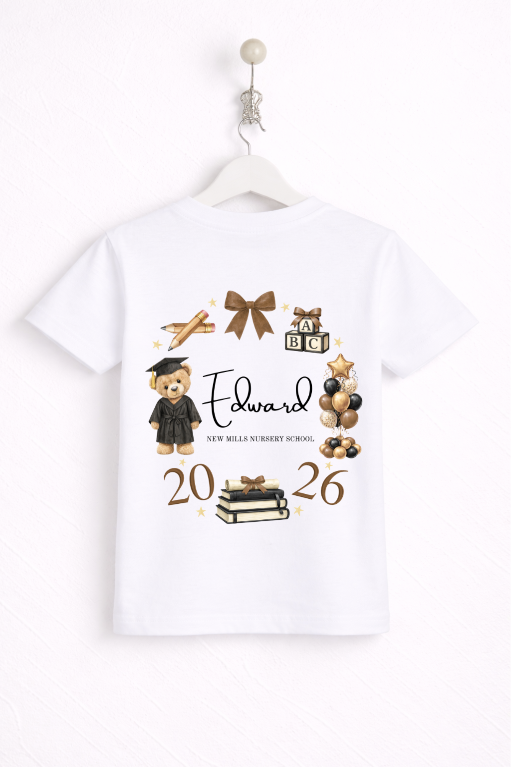 Personalised Nursery Graduation T shirt