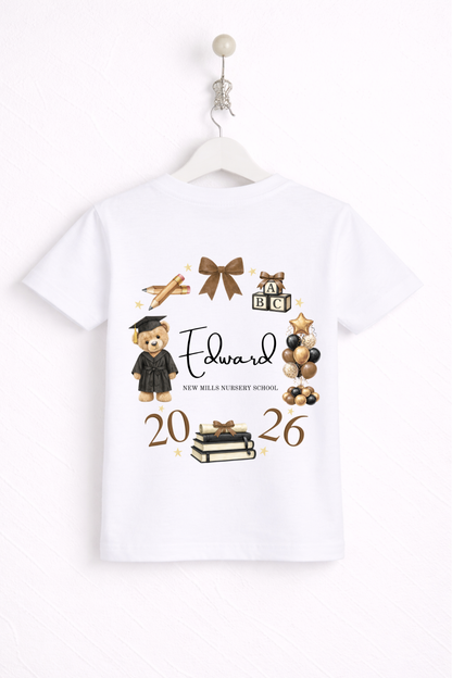 Personalised Nursery Graduation T shirt