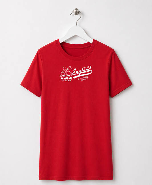 World Cup Oversized Tee Shirt - Red